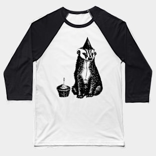 Party Badger Baseball T-Shirt